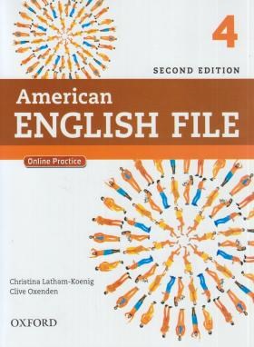 AMERICAN ENGLISH FILE 4+CD SB+WB EDI 2 آمریکن انگلیش فایل 4 ویرایش 2