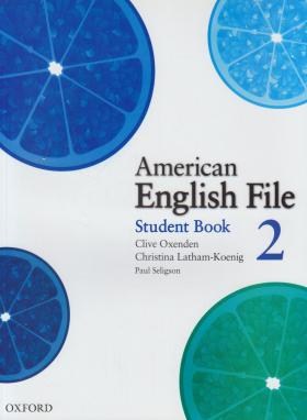 AMERICAN ENGLISH FILE 2+CD SB+WB کتاب آمریکن انگلیش فایل 2