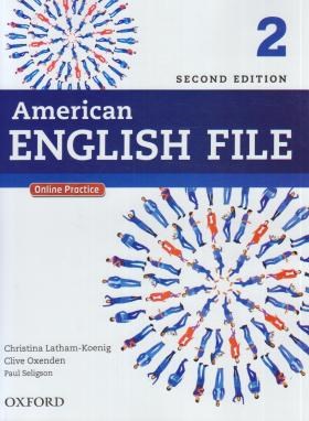AMERICAN ENGLISH FILE 2+CD SB+WB EDI 2 آمریکن انگلیش فایل 2 ویرایش 2