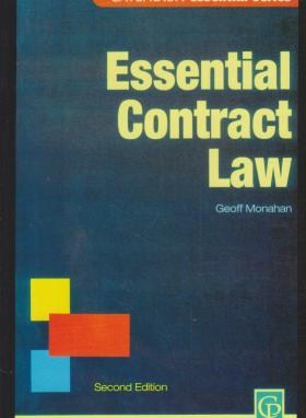essential contract law اسنشیال کنتراکت لاو - مونهان - مونهان چراغ دانش