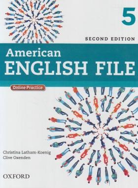 AMERICAN ENGLISH FILE 5+CD SB+WB EDI 2 آمریکن انگلیش فایل 5 ویرایش 2