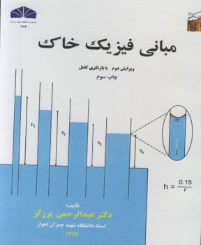 مبانی فیزیک خاک اثر عبدالرحمن برزگر ناشر شهید چمران