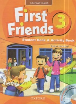 فرست فرند امریکن انگلیش 3 کتاب کار و دانش آموز  FIRST FRIENDS AMERICAN ENGLISH 3+CD